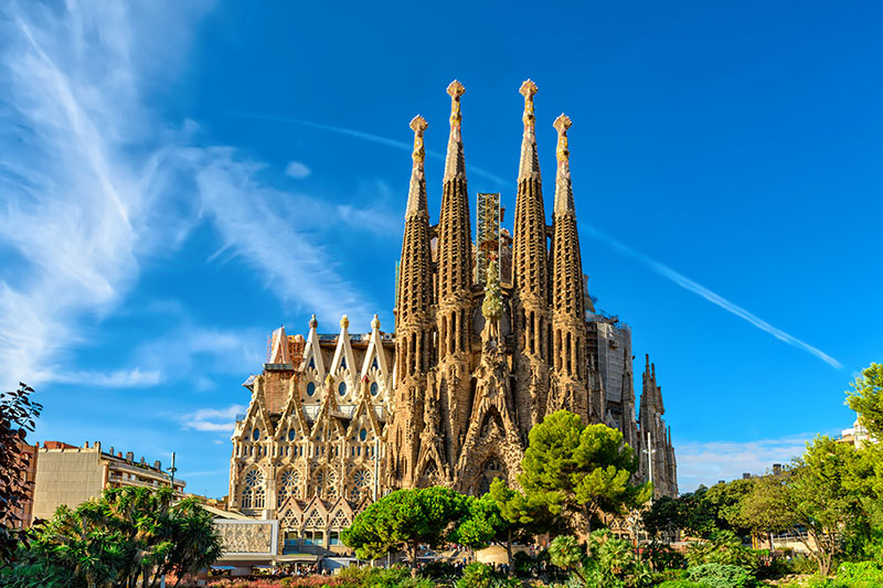 Sagrada Familia trong tour du lịch tây Ban Nha Bồ Đào Nha