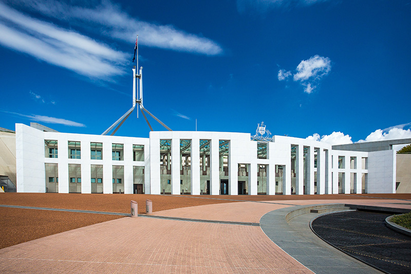 Kiến trúc độc đáo của Nhà Quốc hội Úc