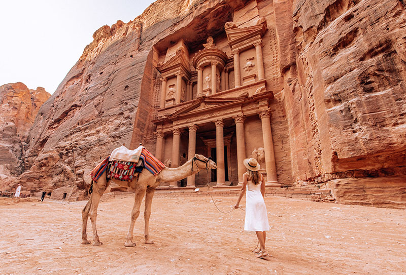 Thành phố hoa hồng Petra trong tour du lịch jordan